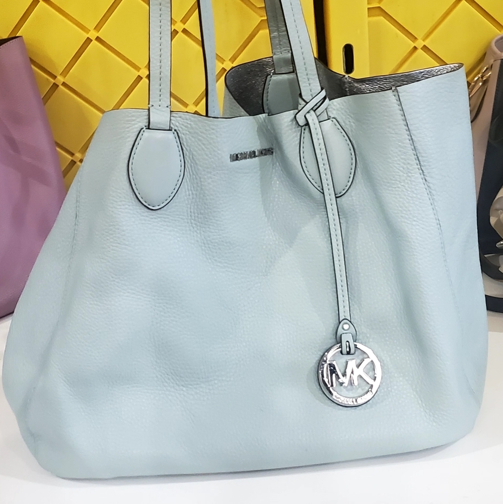 Michael Kors reversable soft leather tote